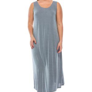 NEW JoStar Grey Slinky Long Tank Dress